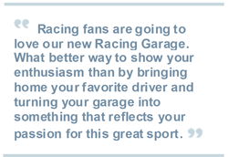 NASCAR Garage Cabinets