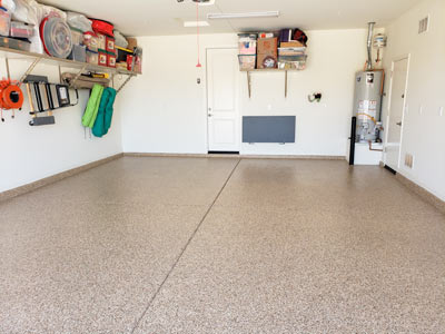 Garage Floor Coatings & Storage Systems | Slide-Lok Garage Interiors
