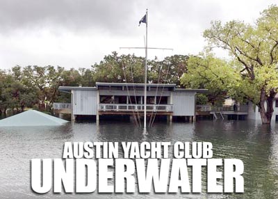 Austin Yacht Club Flooded