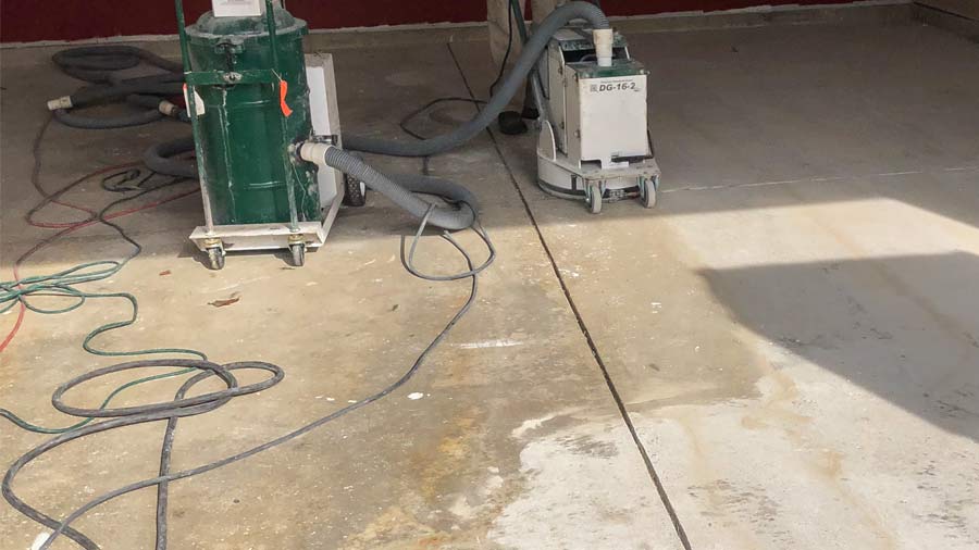 garage floor coating preparation