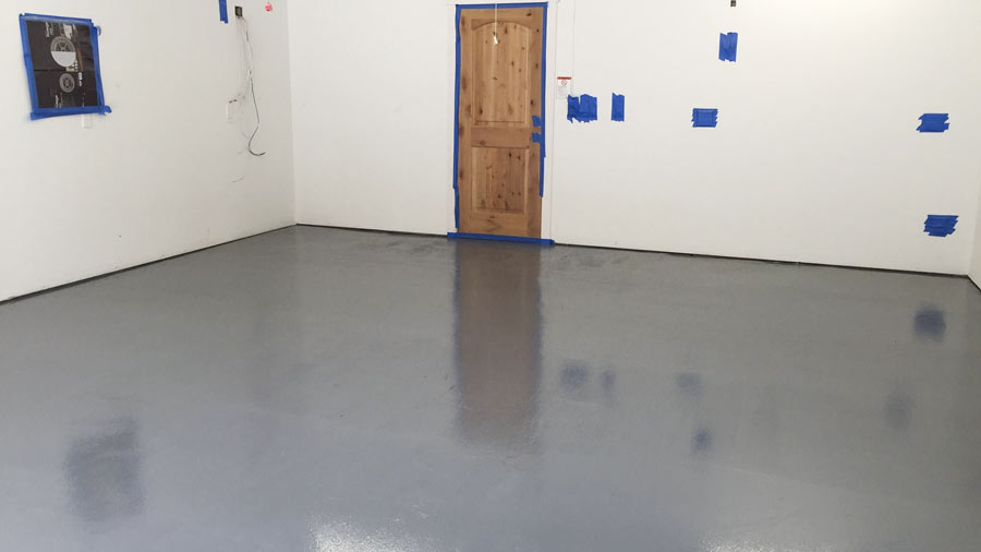 Decorative garage floor coatings
