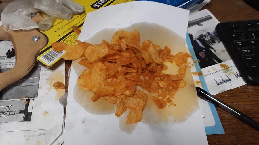 Potato Chips Are Full of Grease