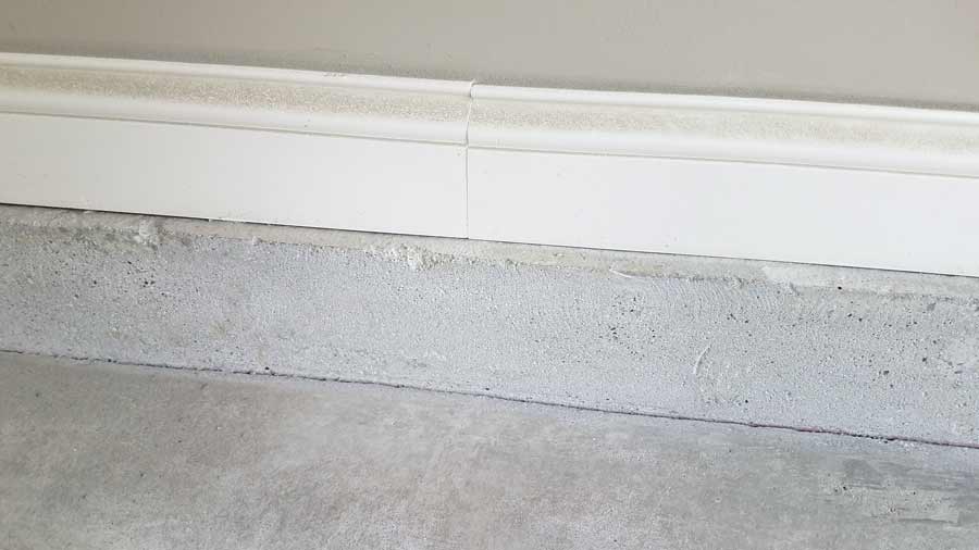 stem wall concrete coating