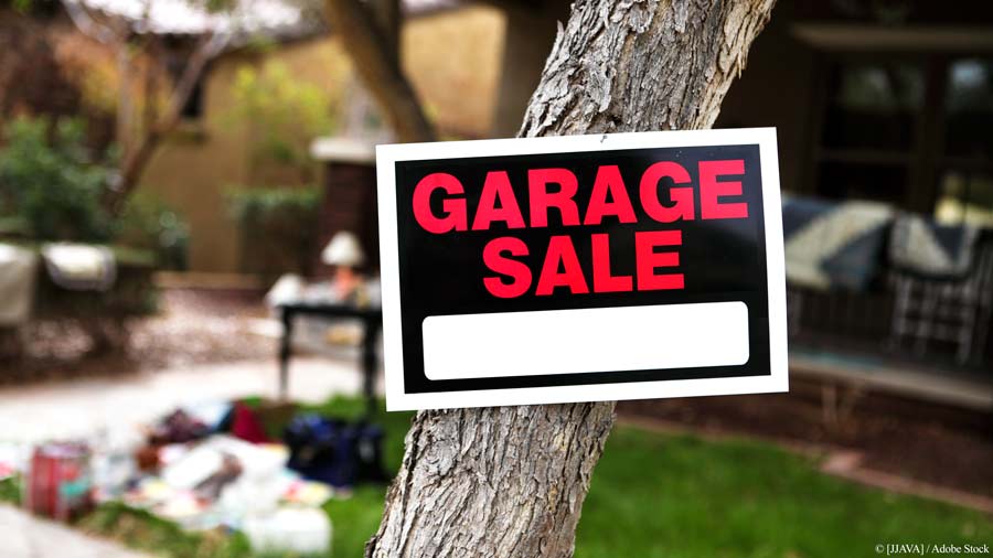 Tips for a garage sale this summer
