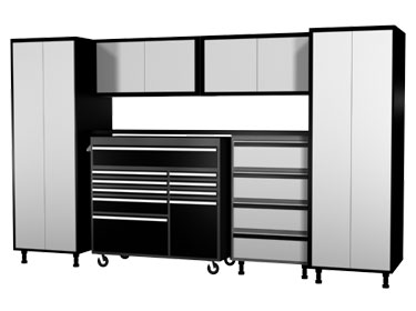 Garage Cabinet Storage Idea