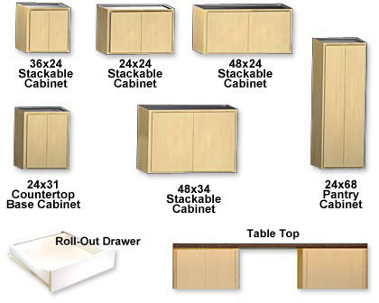 Plywood Garage Cabinets